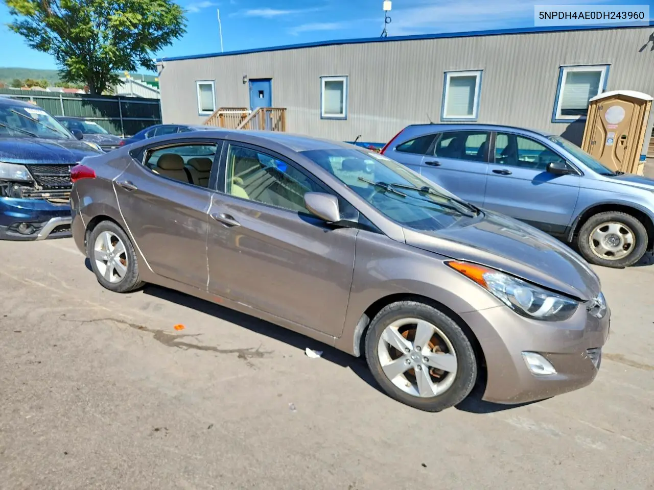 2013 HYUNDAI ELANTRA VIN 5NPDH4AE0DH243960 — фото 4