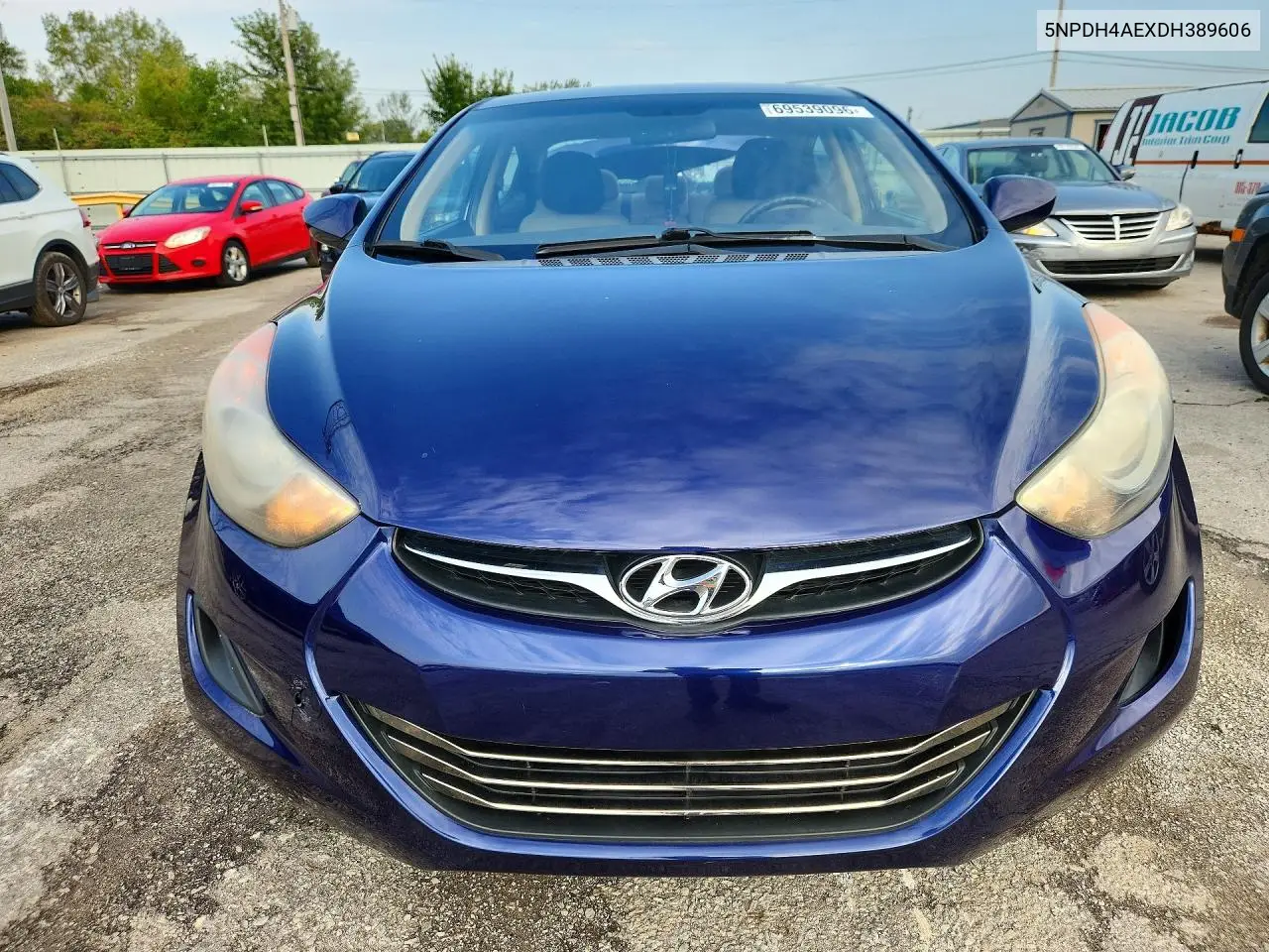 2013 HYUNDAI ELANTRA VIN 5NPDH4AEXDH389606 — фото 5