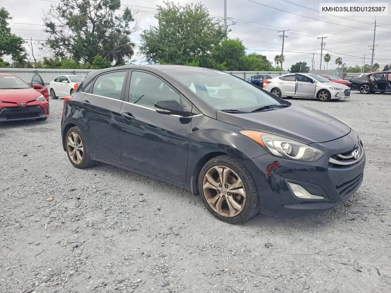 2013 HYUNDAI ELANTRA VIN KMHD35LE5DU125387 — фото 4