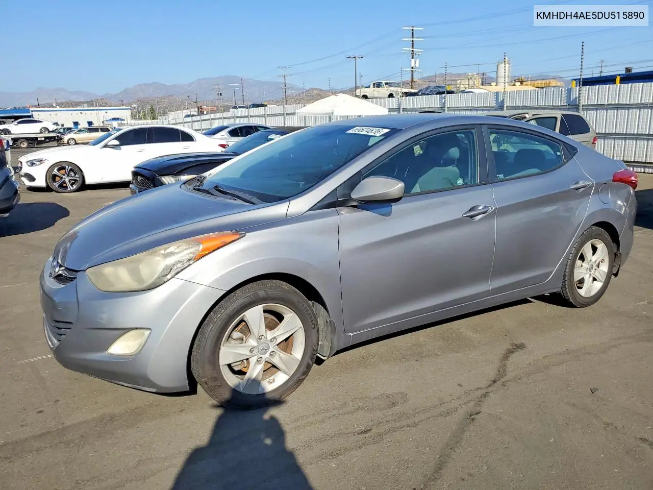 HYUNDAI ELANTRA 2013, VIN KMHDH4AE5DU515890