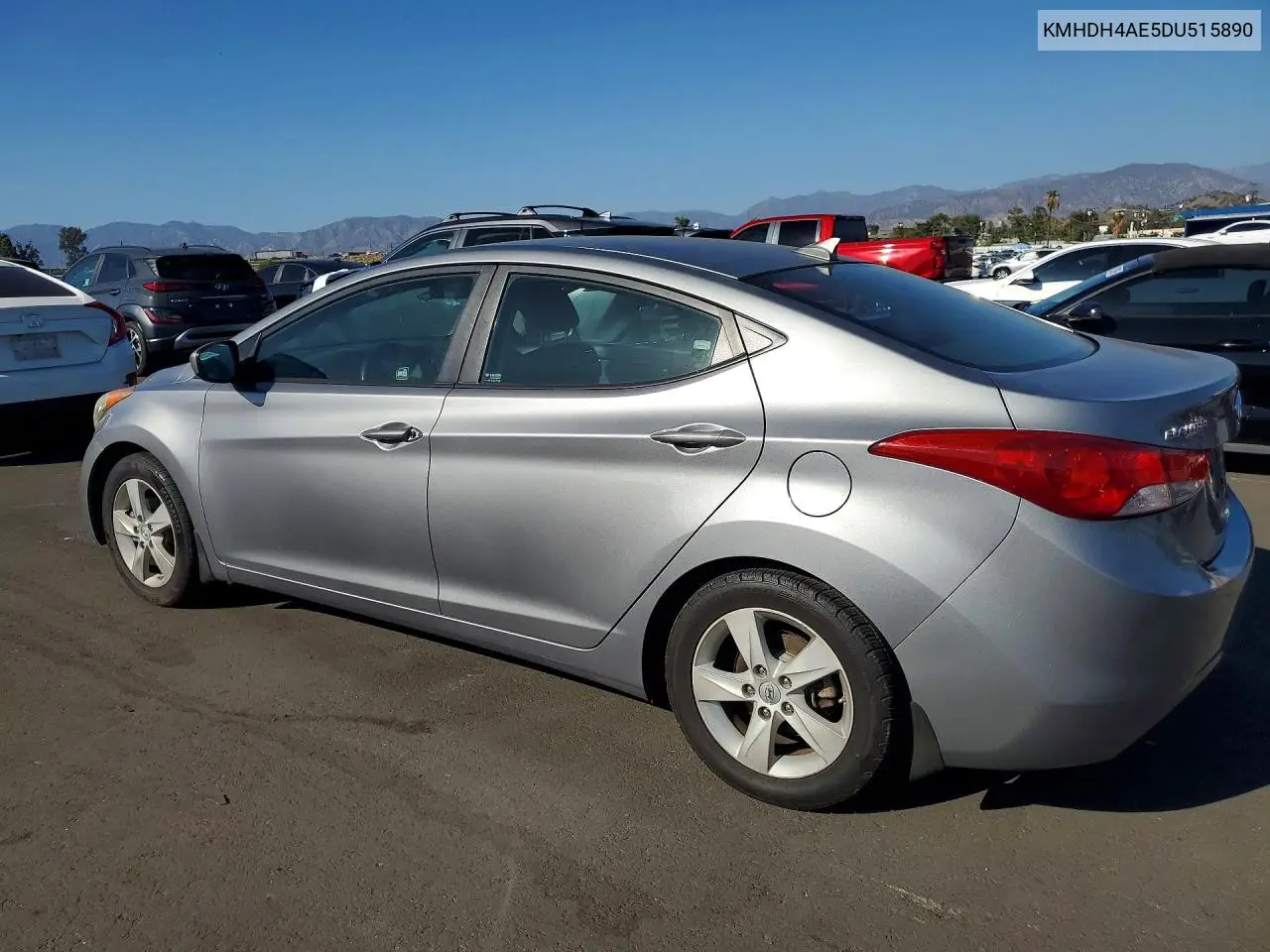 2013 HYUNDAI ELANTRA VIN KMHDH4AE5DU515890 — фото 2