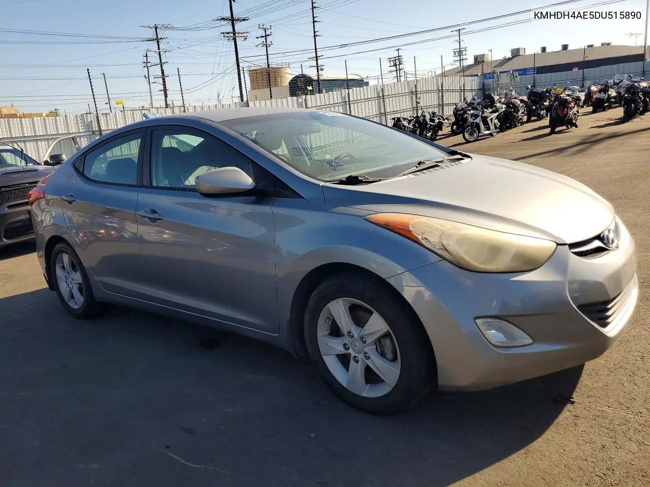 2013 HYUNDAI ELANTRA VIN KMHDH4AE5DU515890 — фото 4