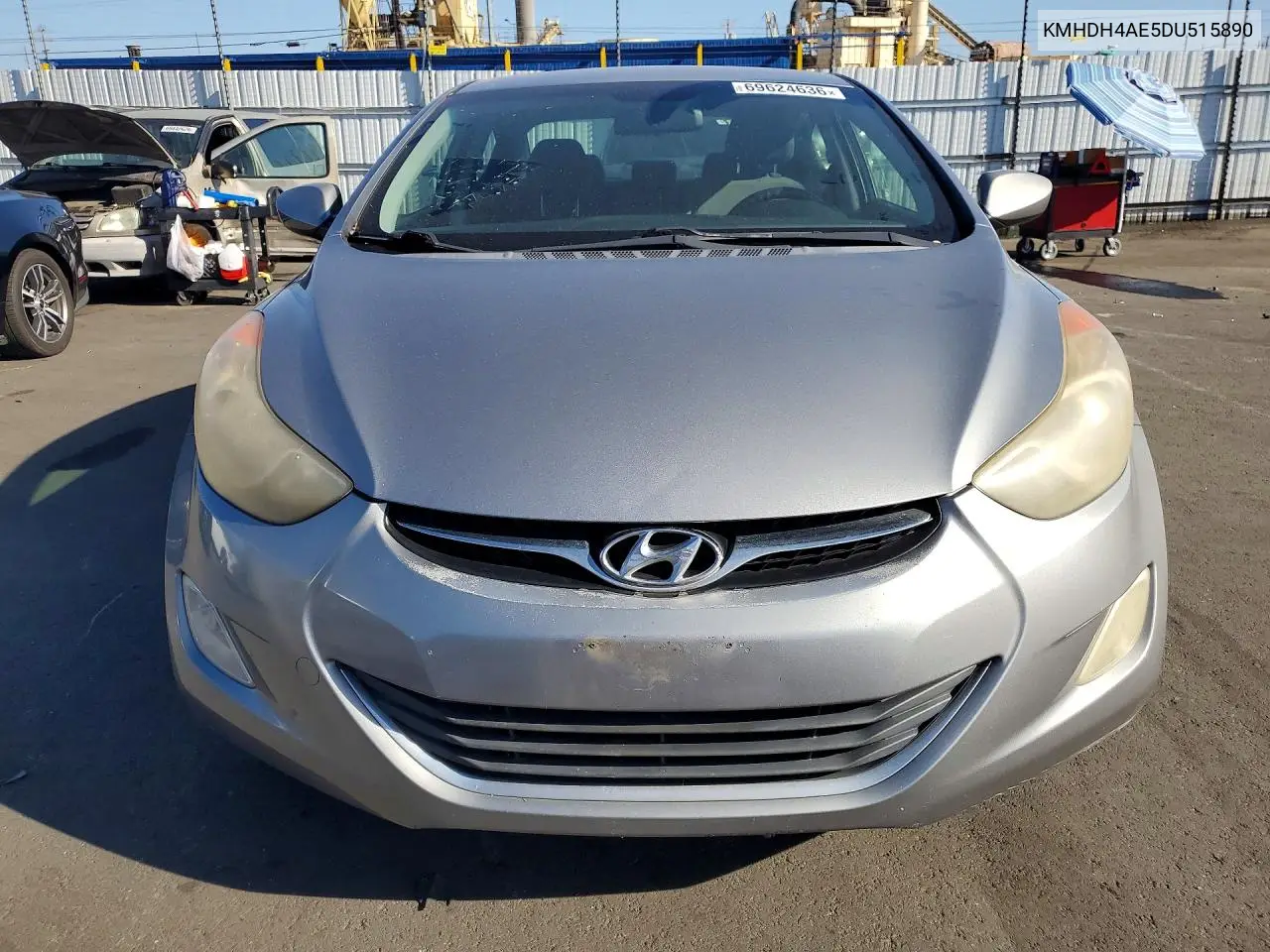 2013 HYUNDAI ELANTRA VIN KMHDH4AE5DU515890 — фото 5
