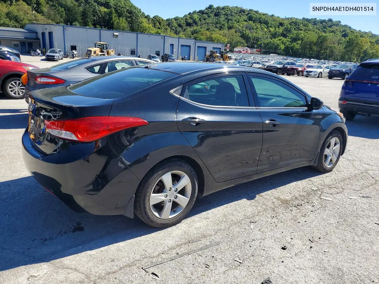 2013 HYUNDAI ELANTRA VIN 5NPDH4AE1DH401514 — фото 3