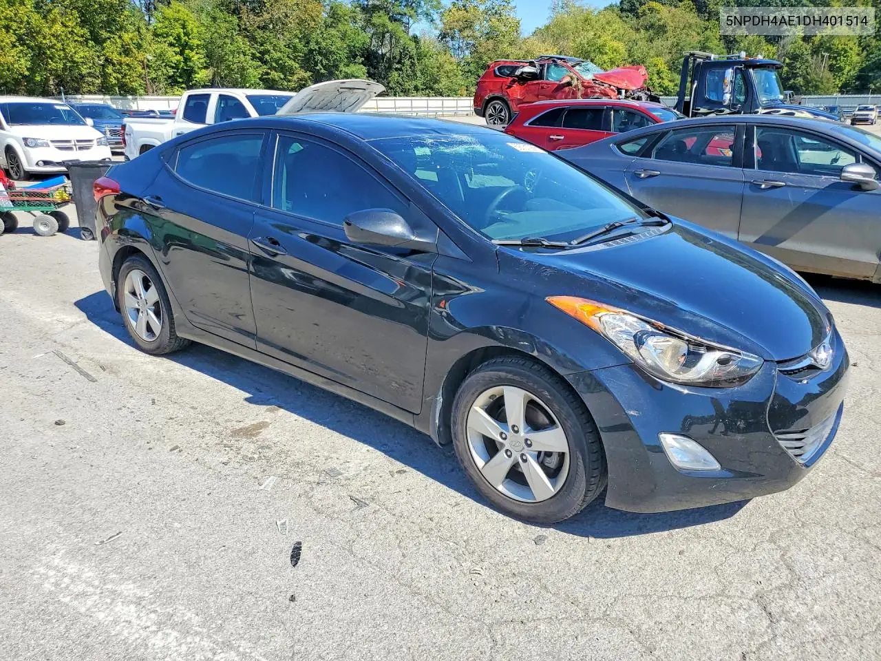 2013 HYUNDAI ELANTRA VIN 5NPDH4AE1DH401514 — фото 4