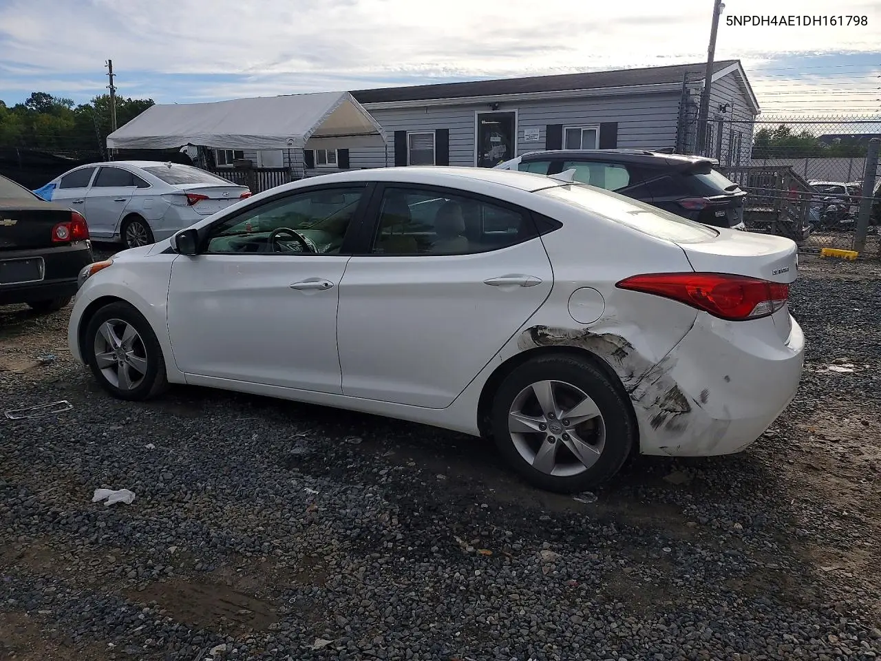 2013 HYUNDAI ELANTRA VIN 5NPDH4AE1DH161798 — фото 2