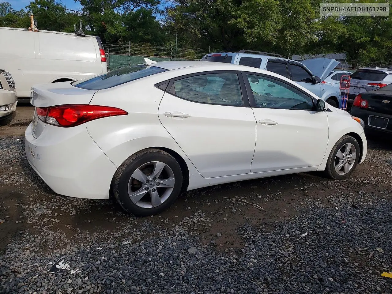 2013 HYUNDAI ELANTRA VIN 5NPDH4AE1DH161798 — фото 3