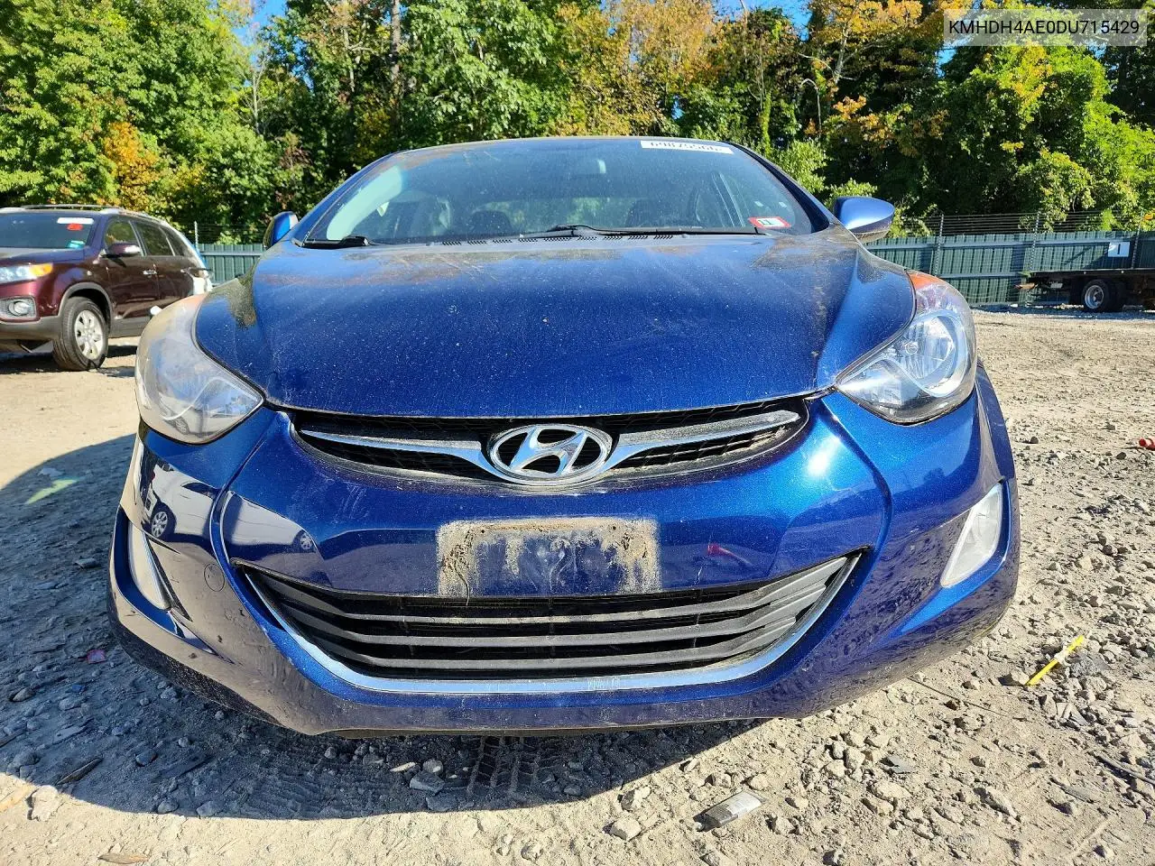 2013 HYUNDAI ELANTRA VIN KMHDH4AE0DU715429 — фото 5