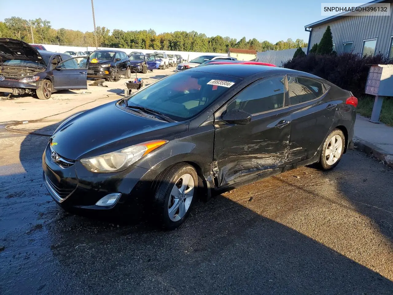 HYUNDAI ELANTRA 2013, VIN 5NPDH4AE4DH396132