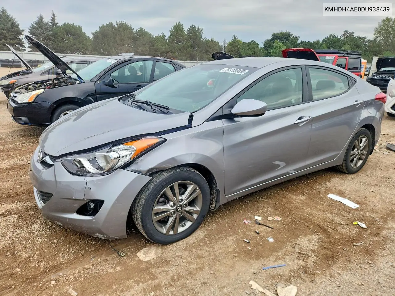 HYUNDAI ELANTRA 2013, VIN KMHDH4AE0DU938439