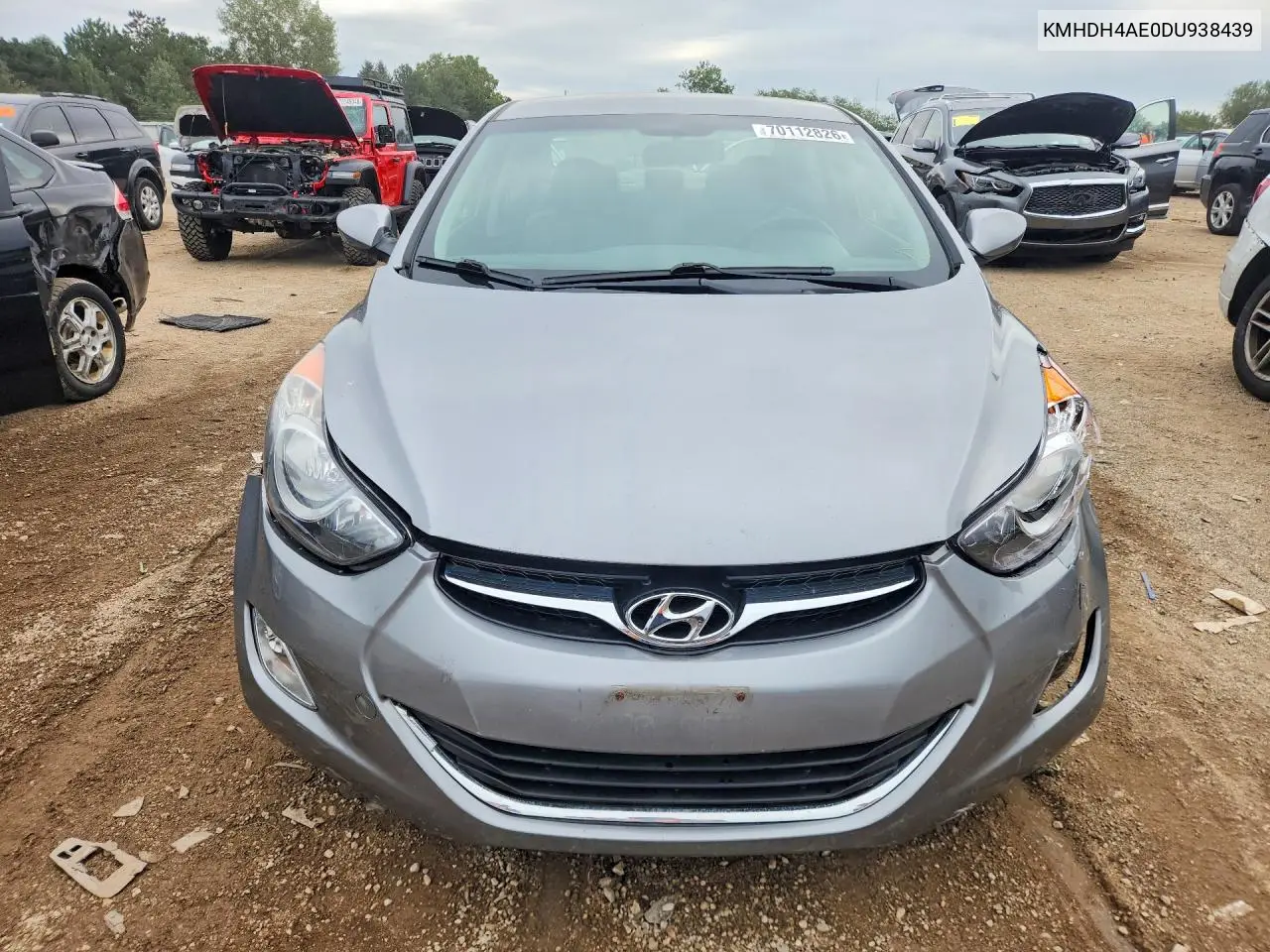 2013 HYUNDAI ELANTRA VIN KMHDH4AE0DU938439 — фото 5