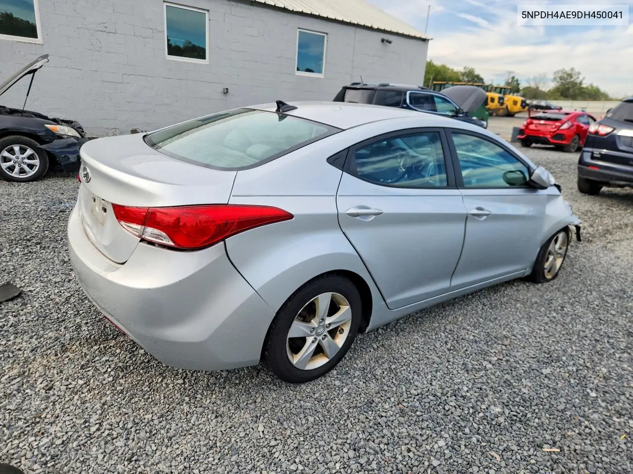 2013 HYUNDAI ELANTRA VIN 5NPDH4AE9DH450041 — фото 3