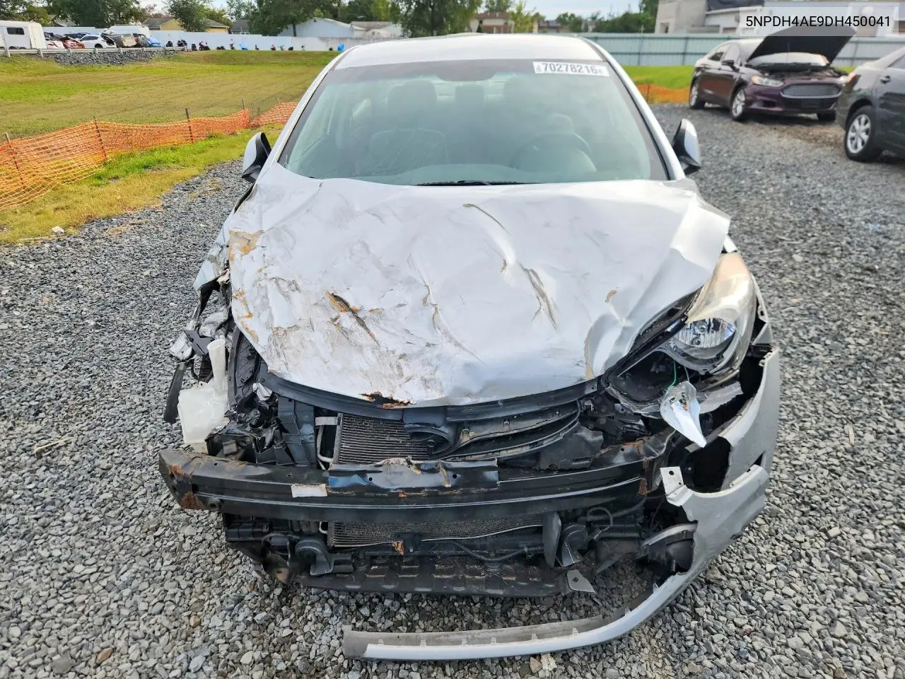 2013 HYUNDAI ELANTRA VIN 5NPDH4AE9DH450041 — фото 5