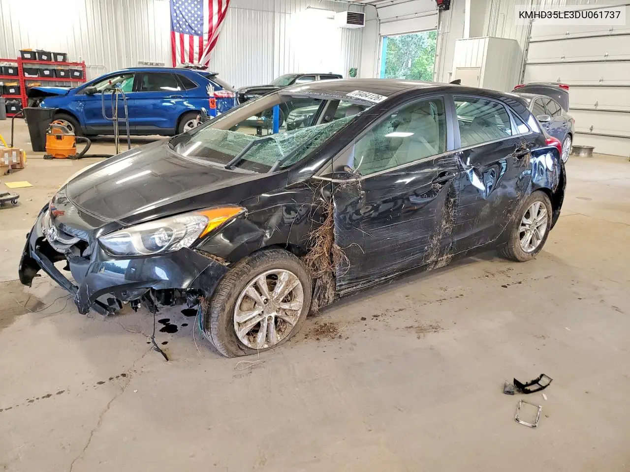 HYUNDAI ELANTRA 2013, VIN KMHD35LE3DU061737