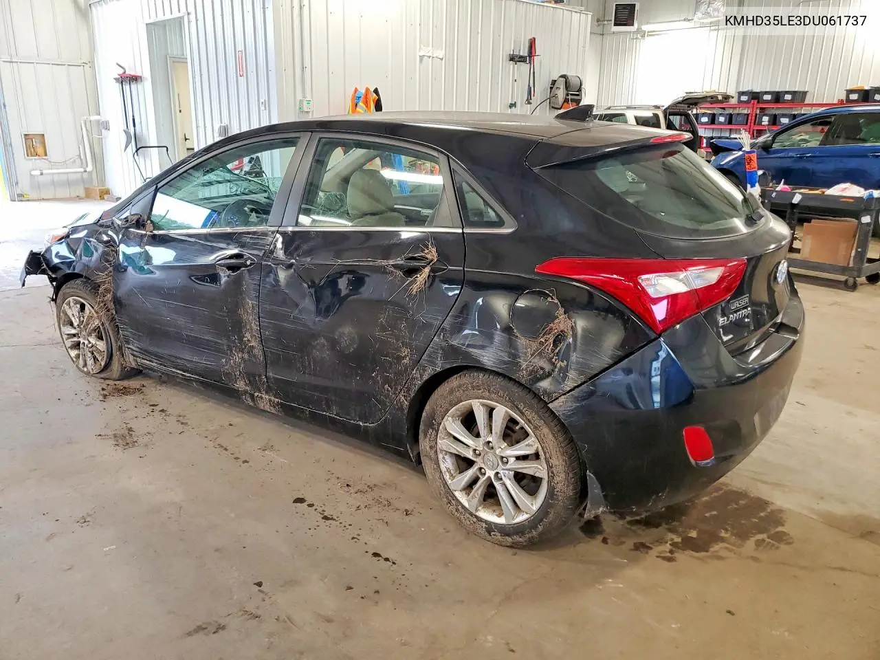 2013 HYUNDAI ELANTRA VIN KMHD35LE3DU061737 — фото 2