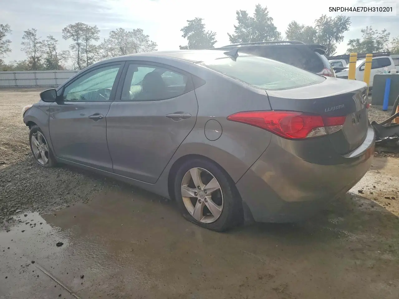 2013 HYUNDAI ELANTRA VIN 5NPDH4AE7DH310201 — фото 2