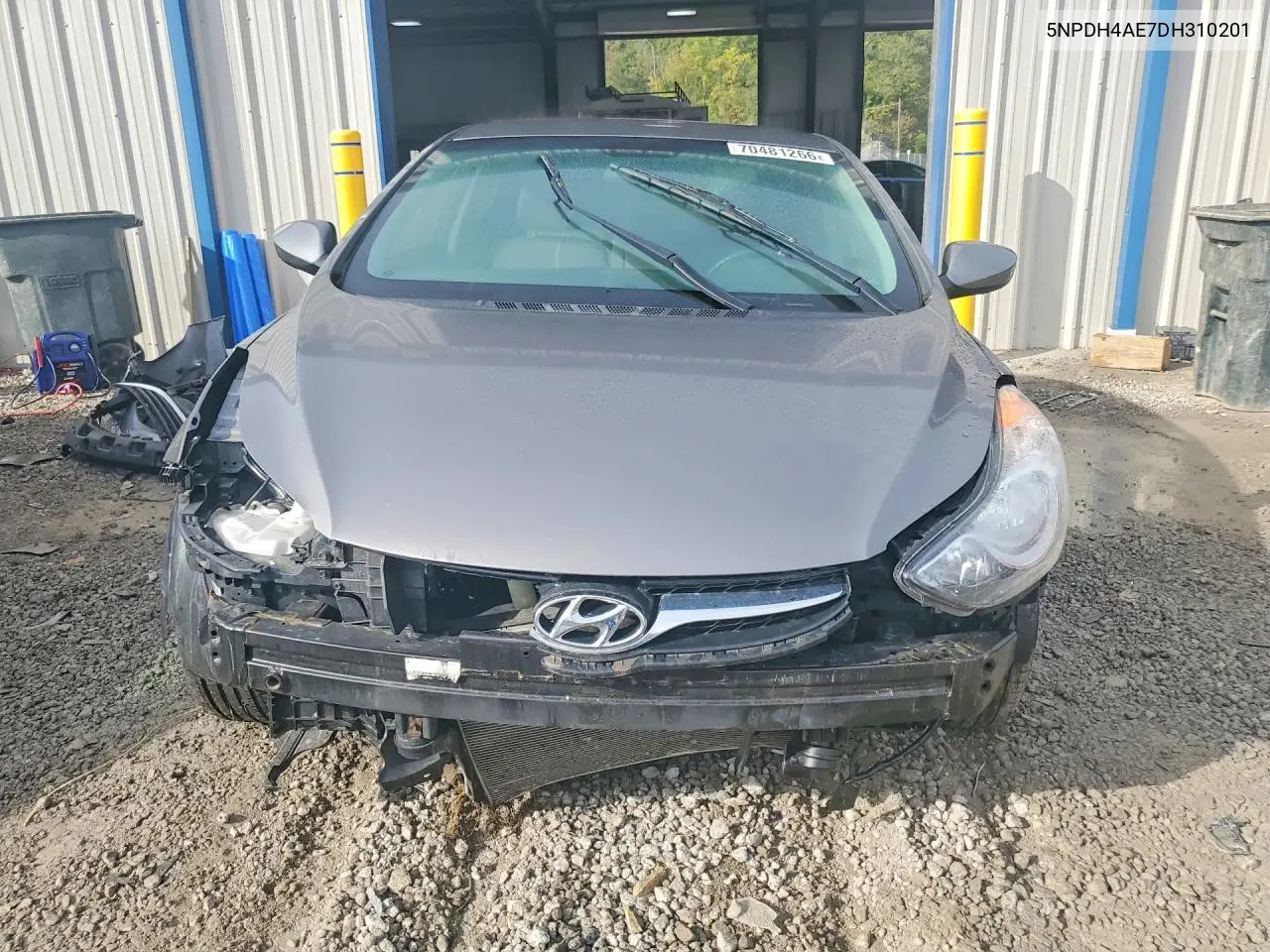 2013 HYUNDAI ELANTRA VIN 5NPDH4AE7DH310201 — фото 5