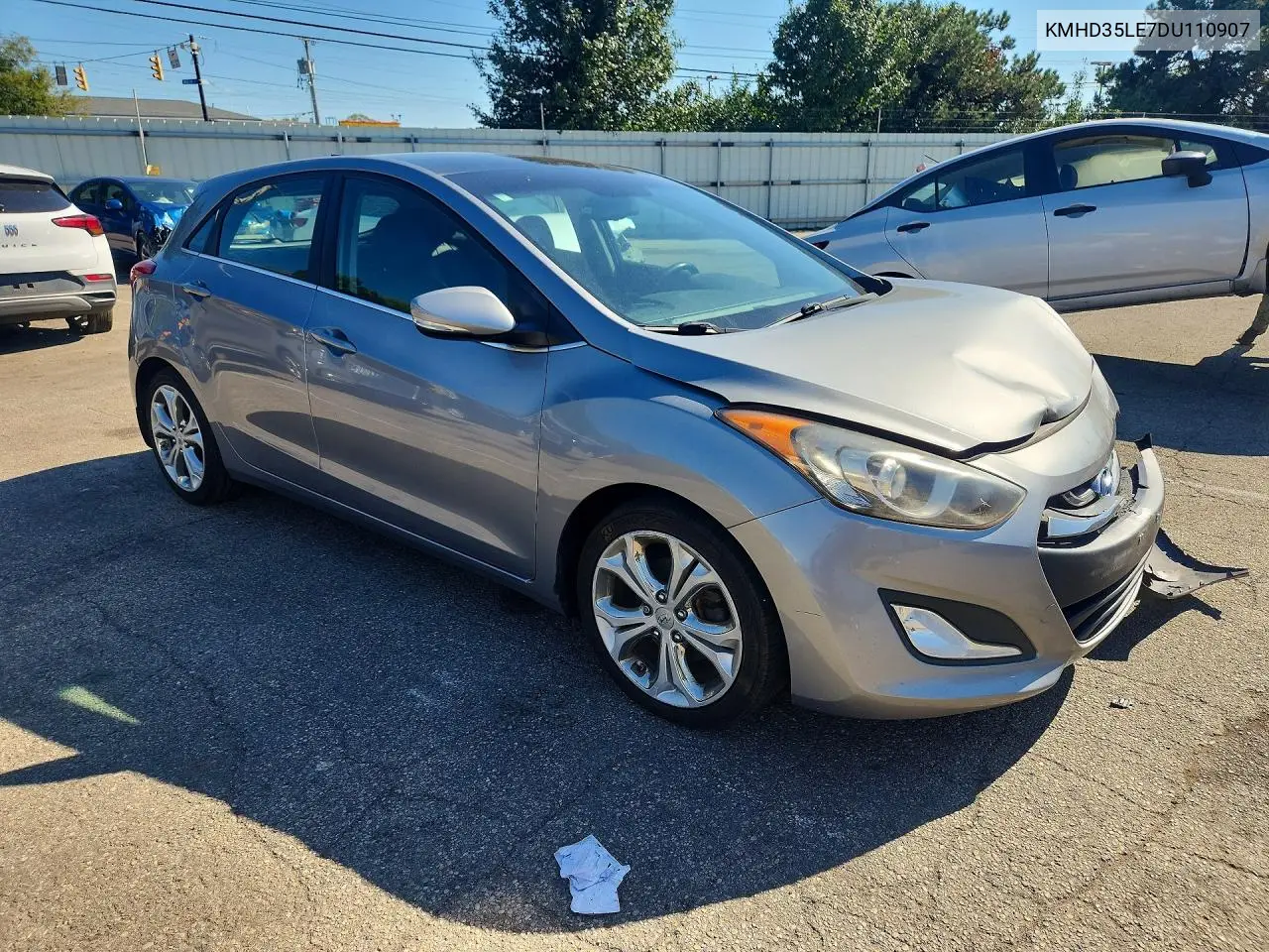 2013 HYUNDAI ELANTRA VIN KMHD35LE7DU110907 — фото 4