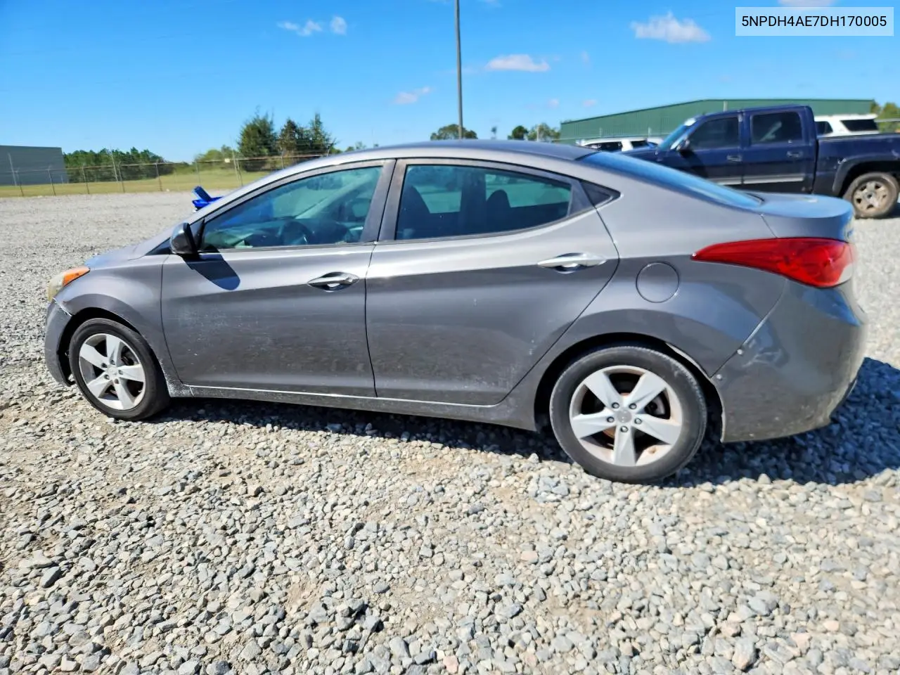 2013 HYUNDAI ELANTRA VIN 5NPDH4AE7DH170005 — фото 2
