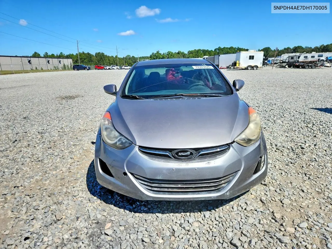 2013 HYUNDAI ELANTRA VIN 5NPDH4AE7DH170005 — фото 5