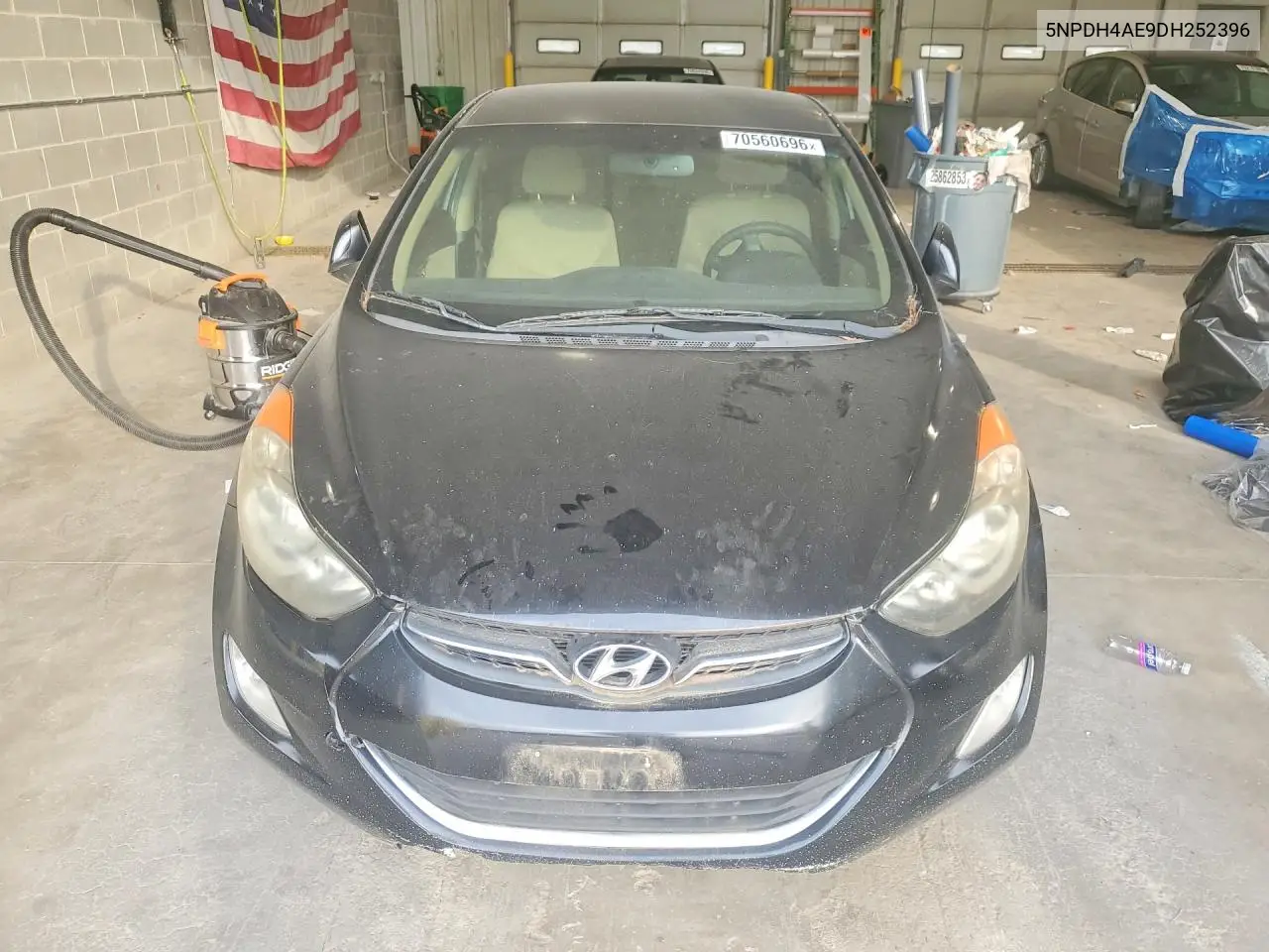 2013 HYUNDAI ELANTRA VIN 5NPDH4AE9DH252396 — фото 5