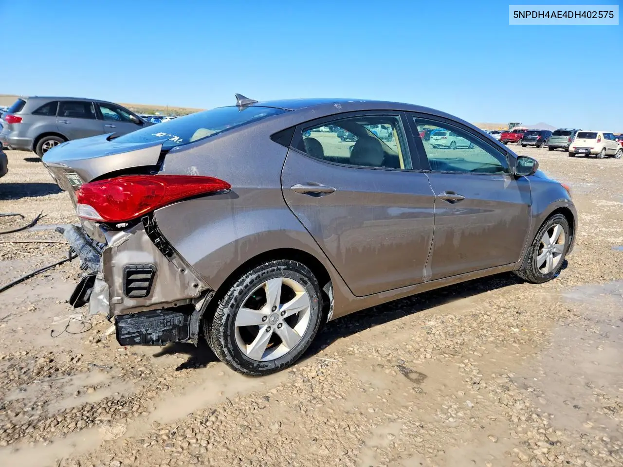 2013 HYUNDAI ELANTRA VIN 5NPDH4AE4DH402575 — фото 3
