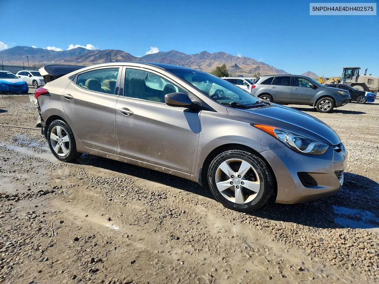 2013 HYUNDAI ELANTRA VIN 5NPDH4AE4DH402575 — фото 4