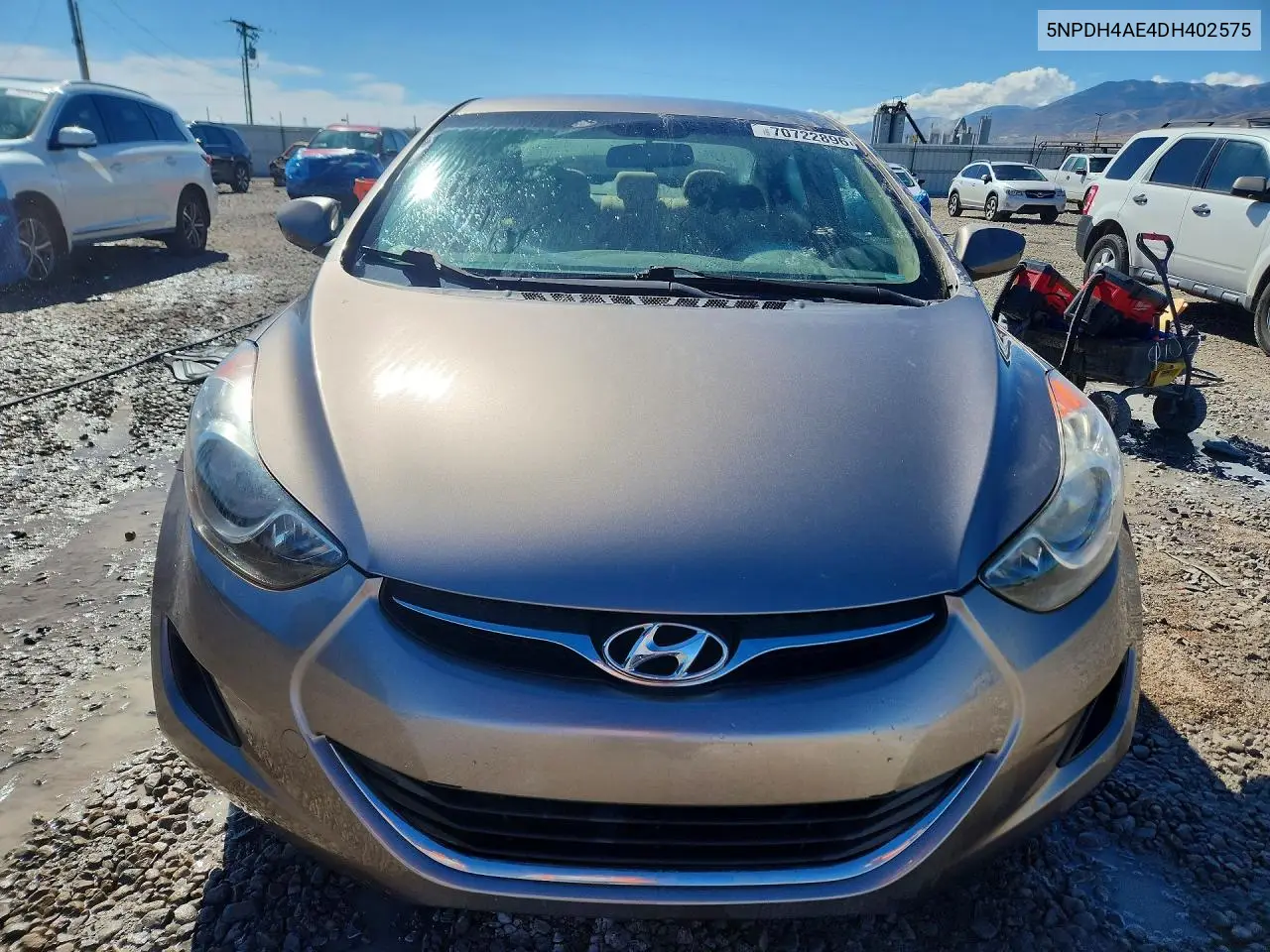 2013 HYUNDAI ELANTRA VIN 5NPDH4AE4DH402575 — фото 5