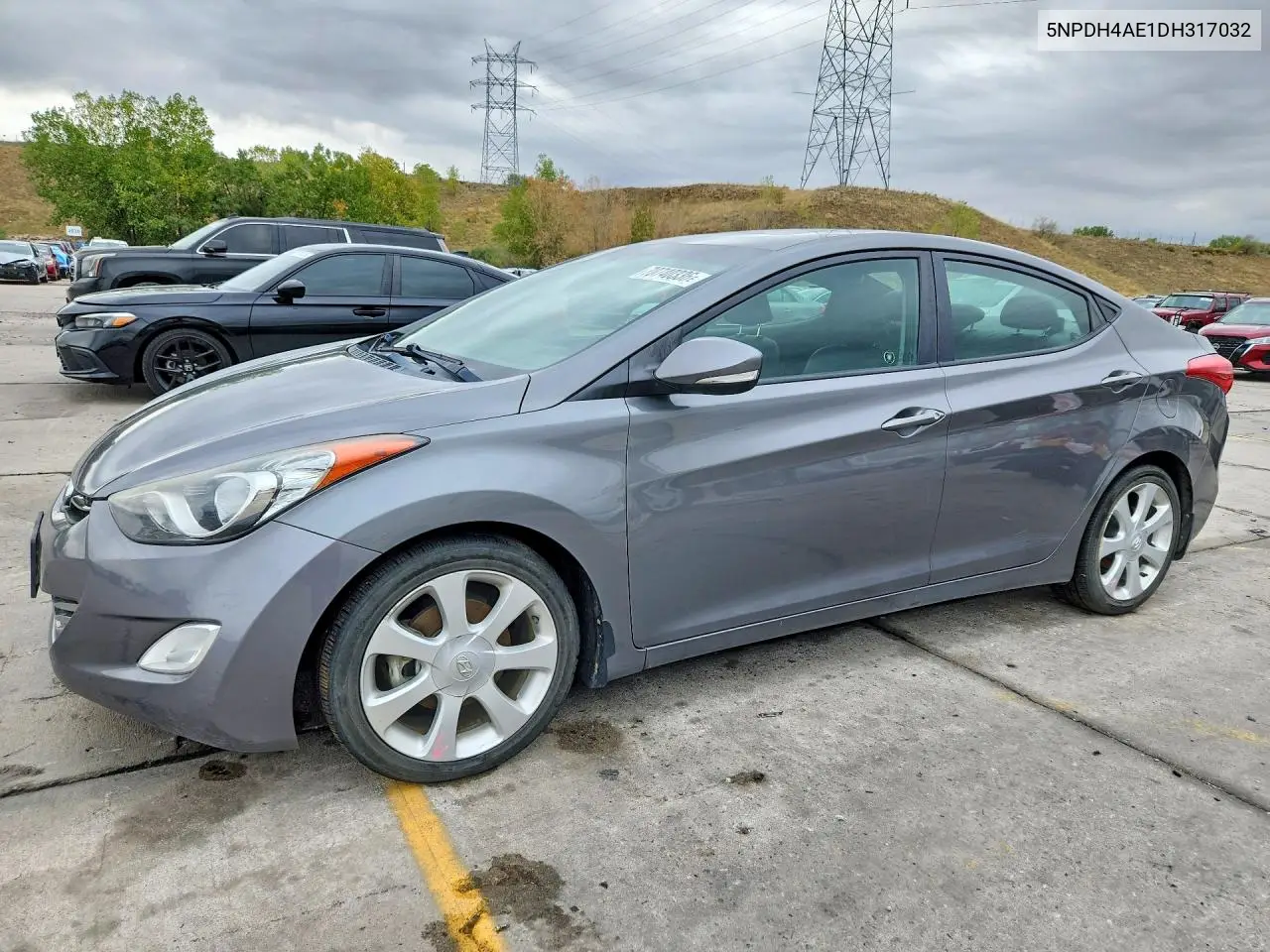 HYUNDAI ELANTRA 2013, VIN 5NPDH4AE1DH317032