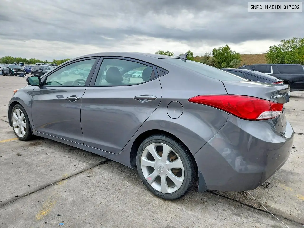 2013 HYUNDAI ELANTRA VIN 5NPDH4AE1DH317032 — фото 2