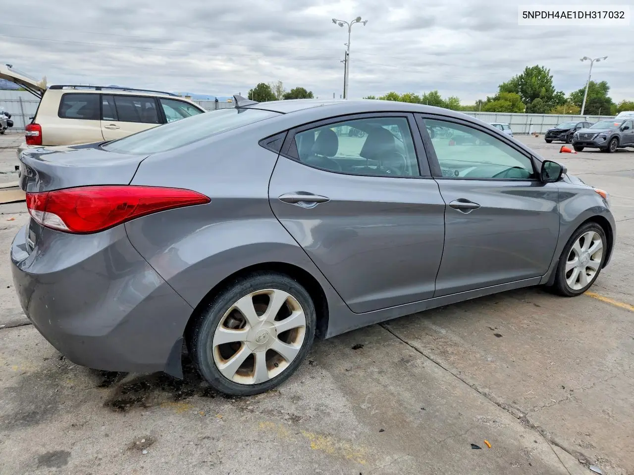 2013 HYUNDAI ELANTRA VIN 5NPDH4AE1DH317032 — фото 3