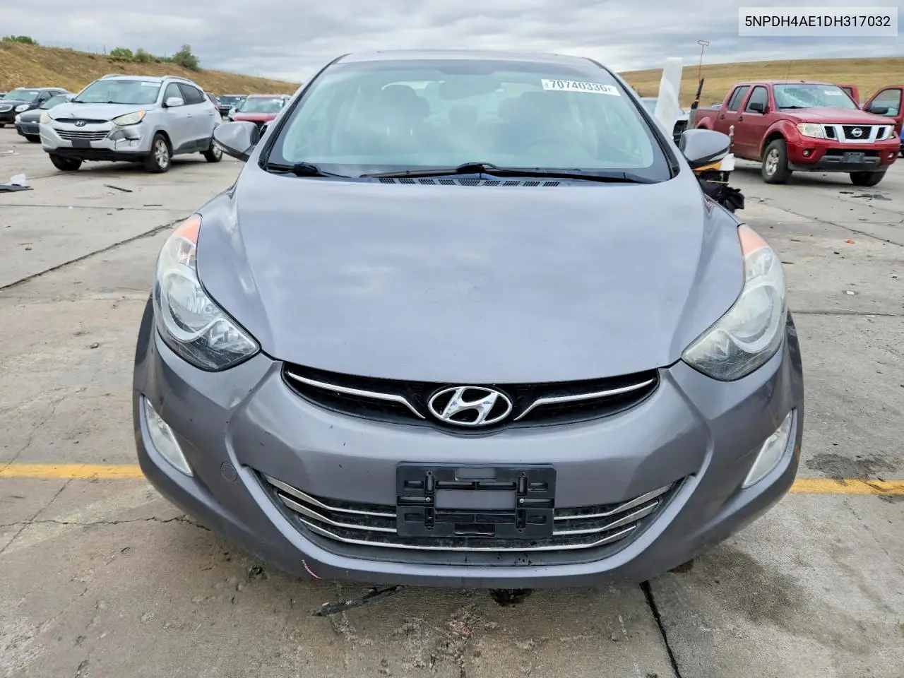 2013 HYUNDAI ELANTRA VIN 5NPDH4AE1DH317032 — фото 5