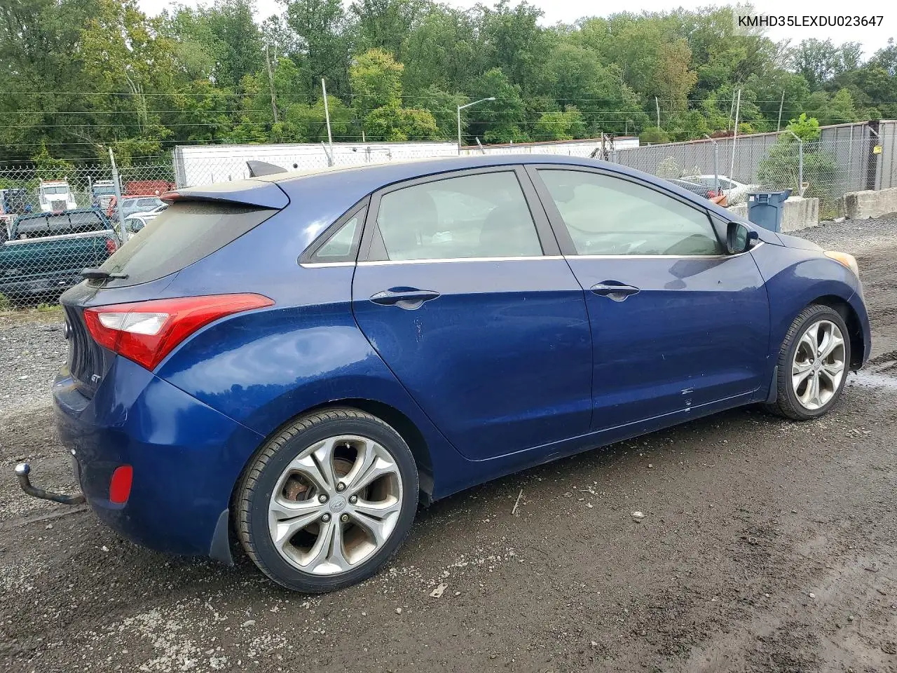 2013 HYUNDAI ELANTRA VIN KMHD35LEXDU023647 — фото 3