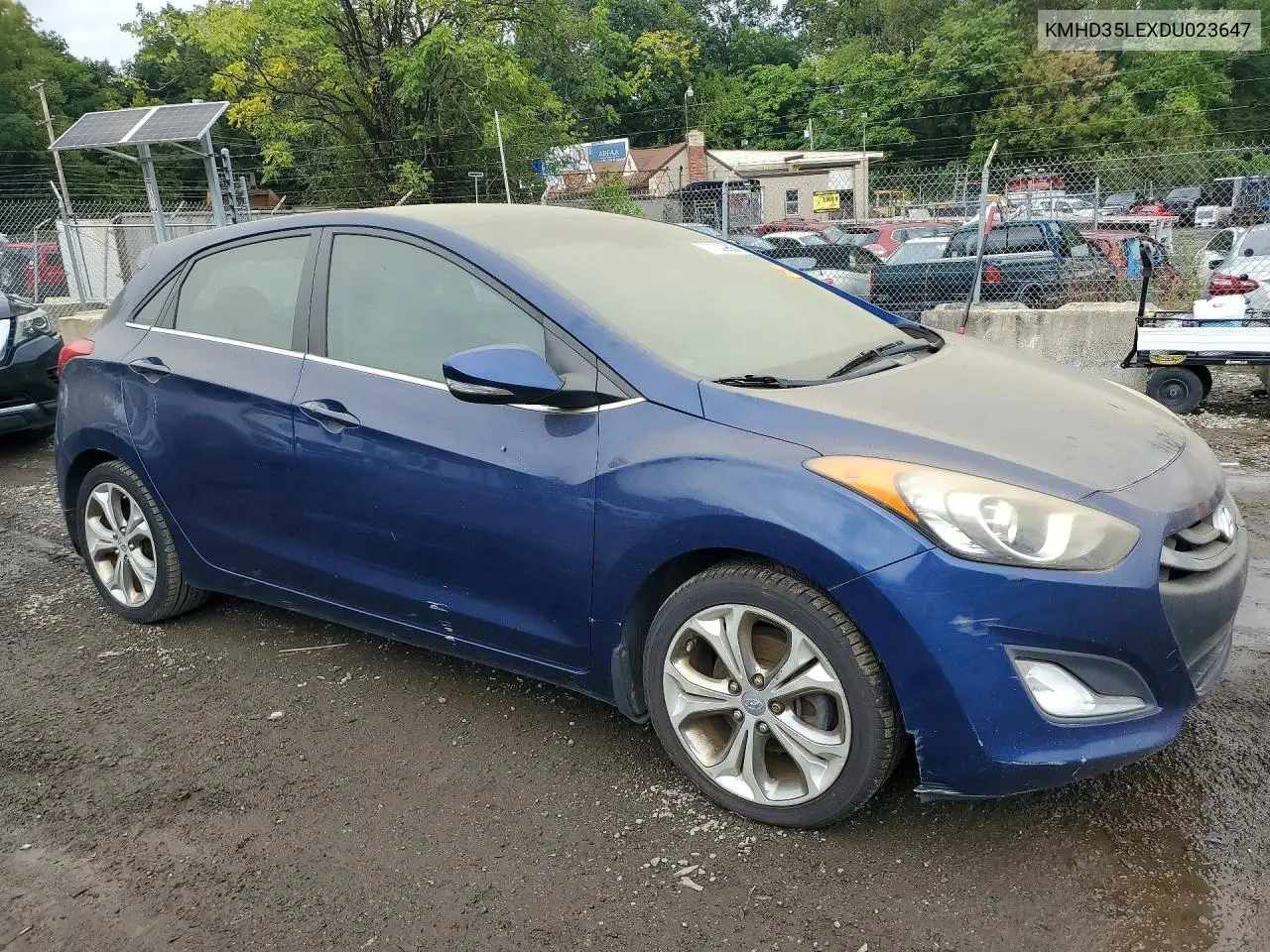 2013 HYUNDAI ELANTRA VIN KMHD35LEXDU023647 — фото 4