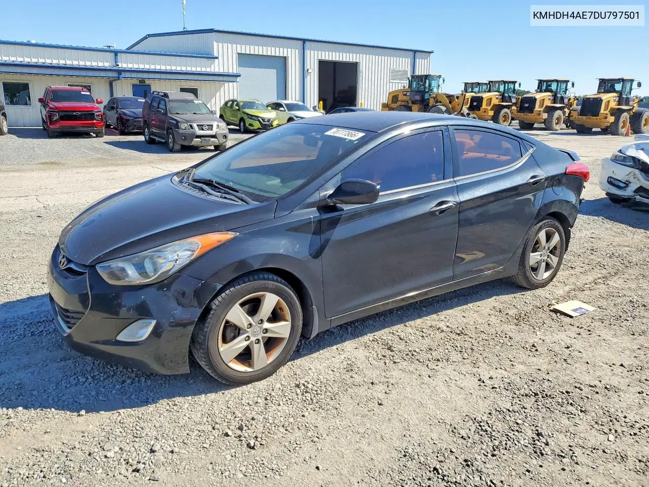 HYUNDAI ELANTRA 2013, VIN KMHDH4AE7DU797501