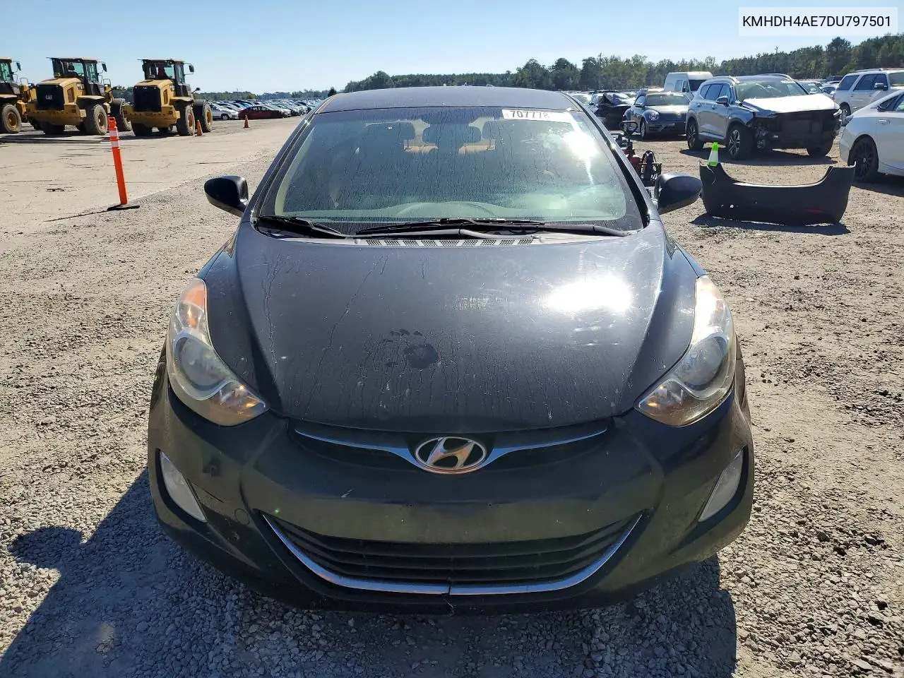 2013 HYUNDAI ELANTRA VIN KMHDH4AE7DU797501 — фото 5