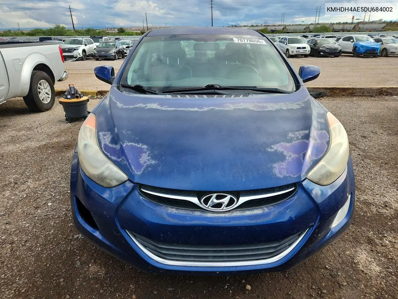 2013 HYUNDAI ELANTRA VIN KMHDH4AE5DU684002 — фото 5