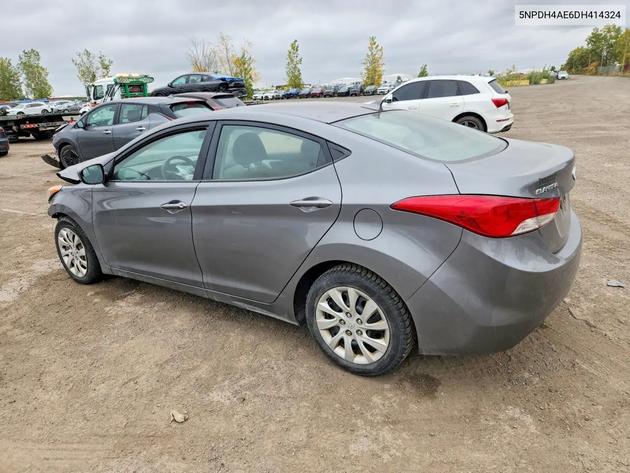 2013 HYUNDAI ELANTRA VIN 5NPDH4AE6DH414324 — фото 2