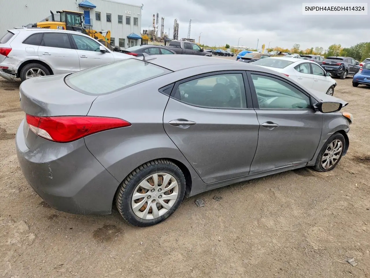 2013 HYUNDAI ELANTRA VIN 5NPDH4AE6DH414324 — фото 3