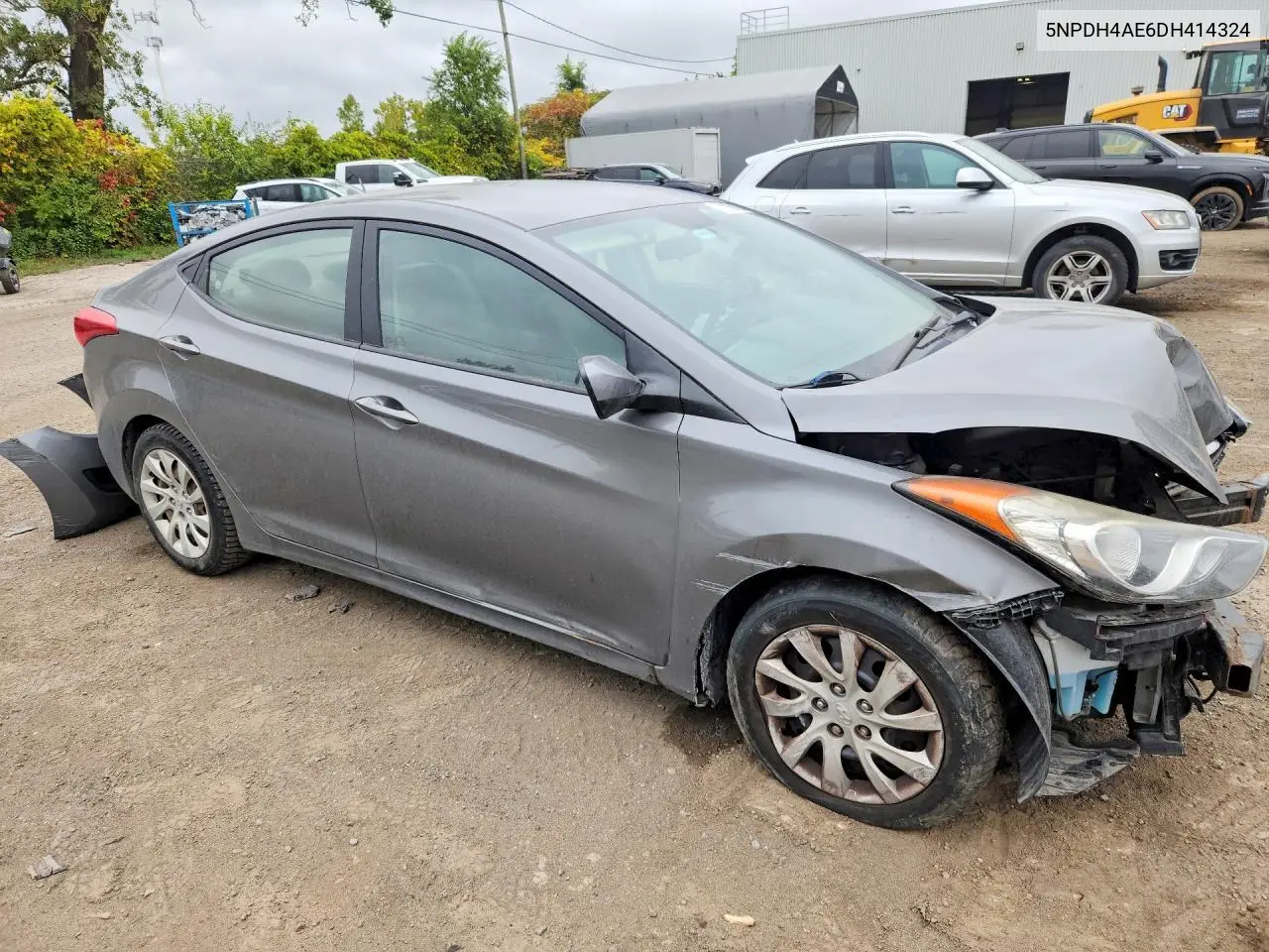 2013 HYUNDAI ELANTRA VIN 5NPDH4AE6DH414324 — фото 4