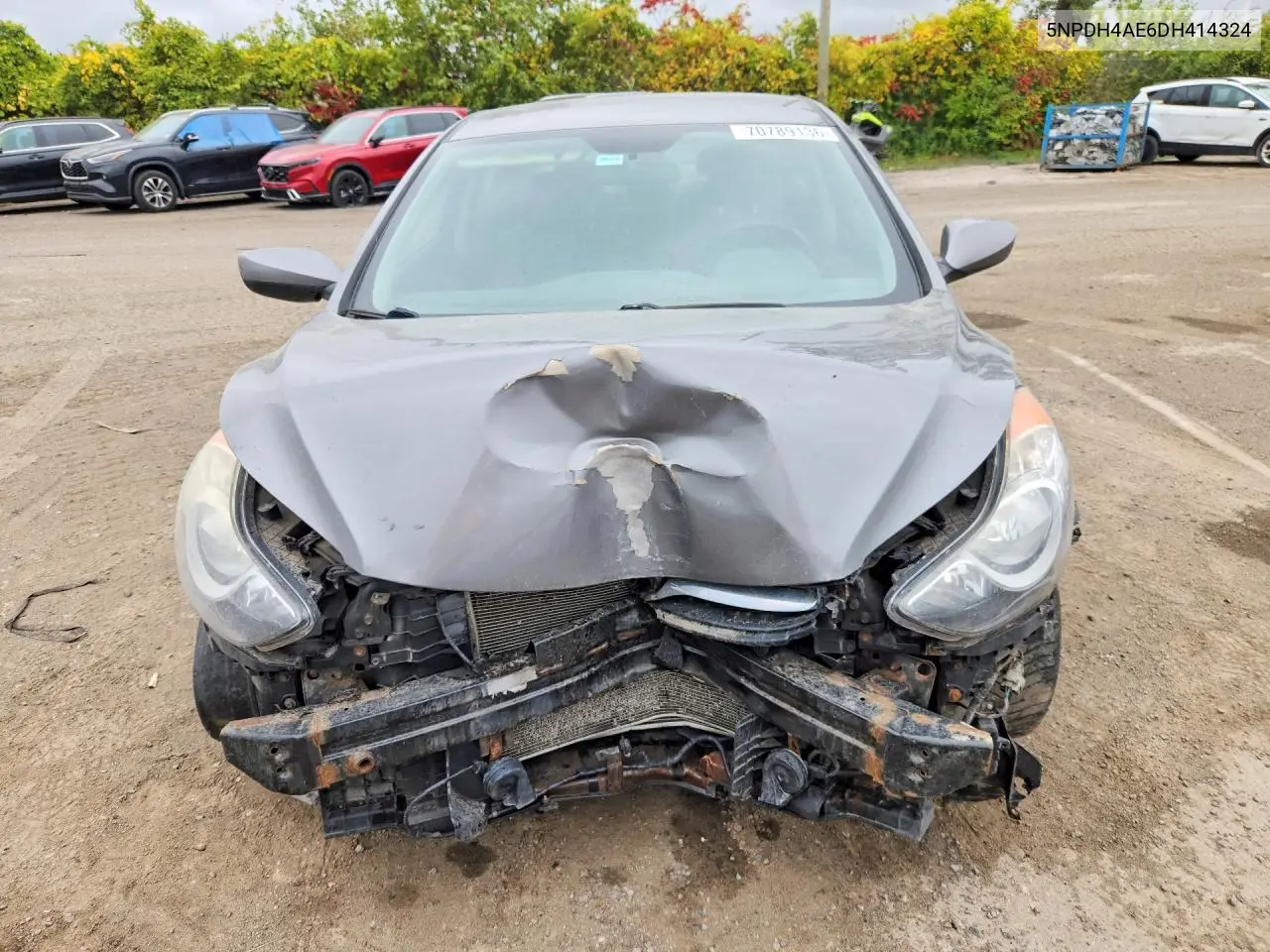 2013 HYUNDAI ELANTRA VIN 5NPDH4AE6DH414324 — фото 5