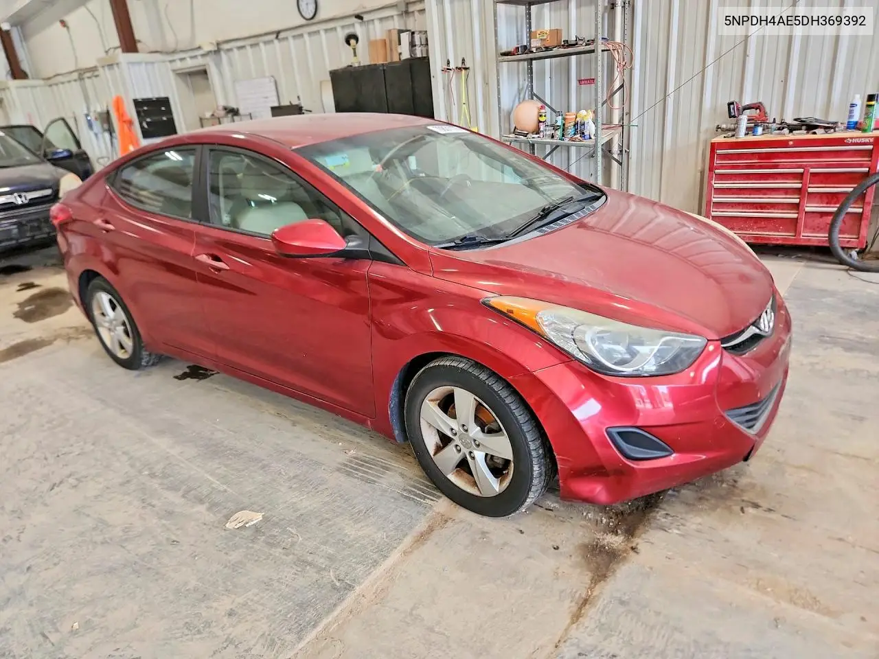 2013 HYUNDAI ELANTRA VIN 5NPDH4AE5DH369392 — фото 4