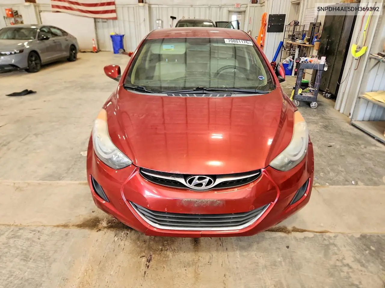 2013 HYUNDAI ELANTRA VIN 5NPDH4AE5DH369392 — фото 5