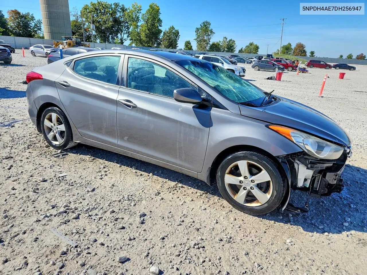 2013 HYUNDAI ELANTRA VIN 5NPDH4AE7DH256947 — фото 4