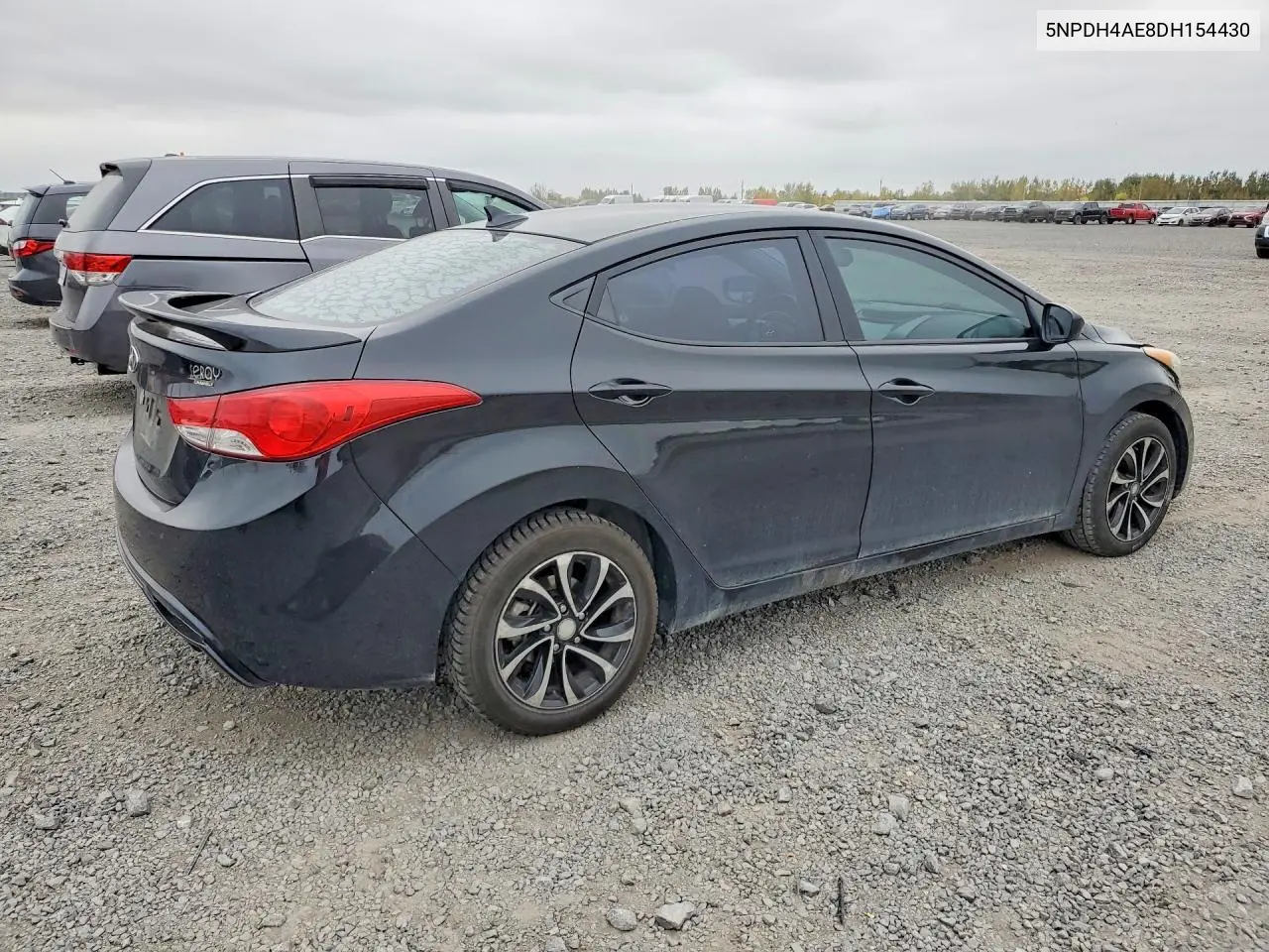 2013 HYUNDAI ELANTRA VIN 5NPDH4AE8DH154430 — фото 3