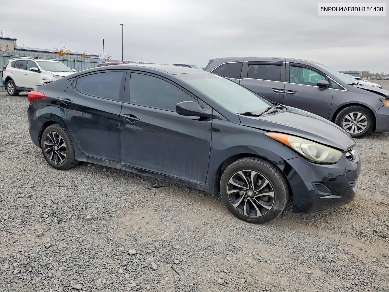2013 HYUNDAI ELANTRA VIN 5NPDH4AE8DH154430 — фото 4