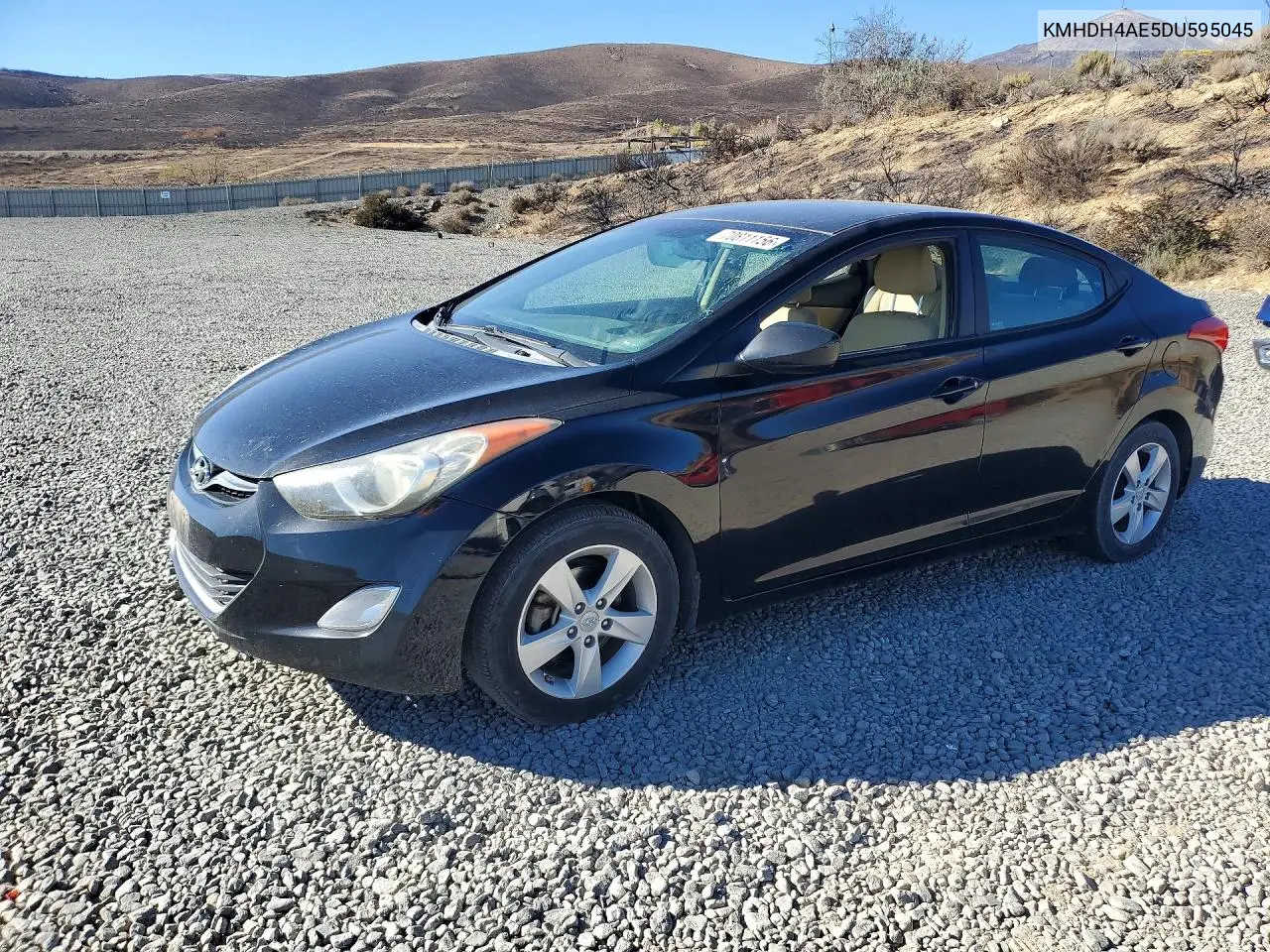 HYUNDAI ELANTRA 2013, VIN KMHDH4AE5DU595045