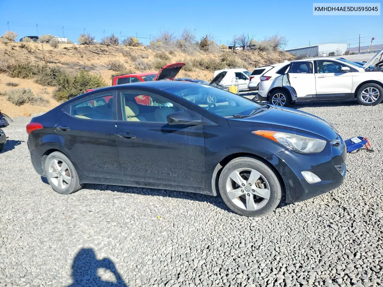 2013 HYUNDAI ELANTRA VIN KMHDH4AE5DU595045 — фото 4