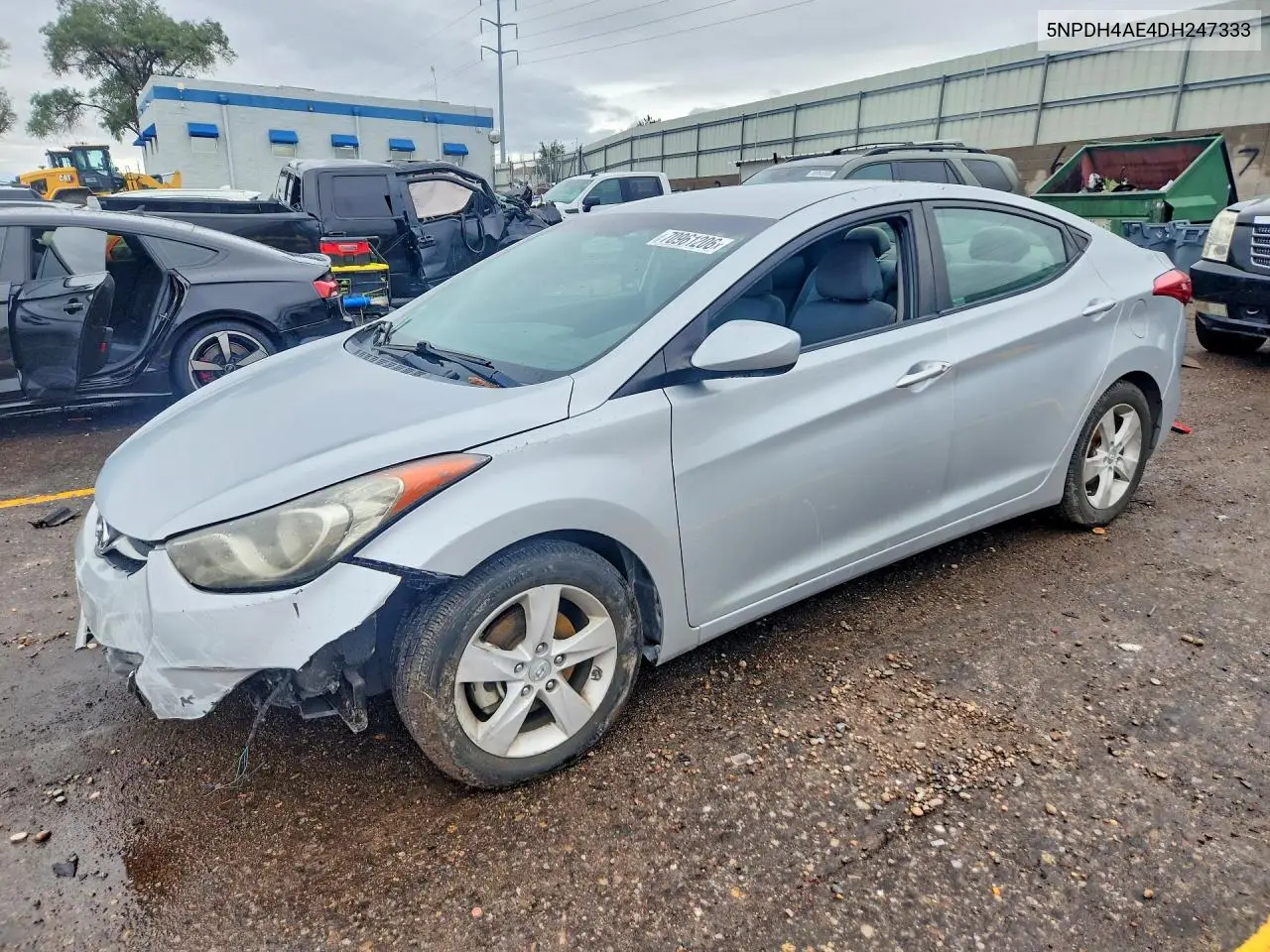 HYUNDAI ELANTRA 2013, VIN 5NPDH4AE4DH247333