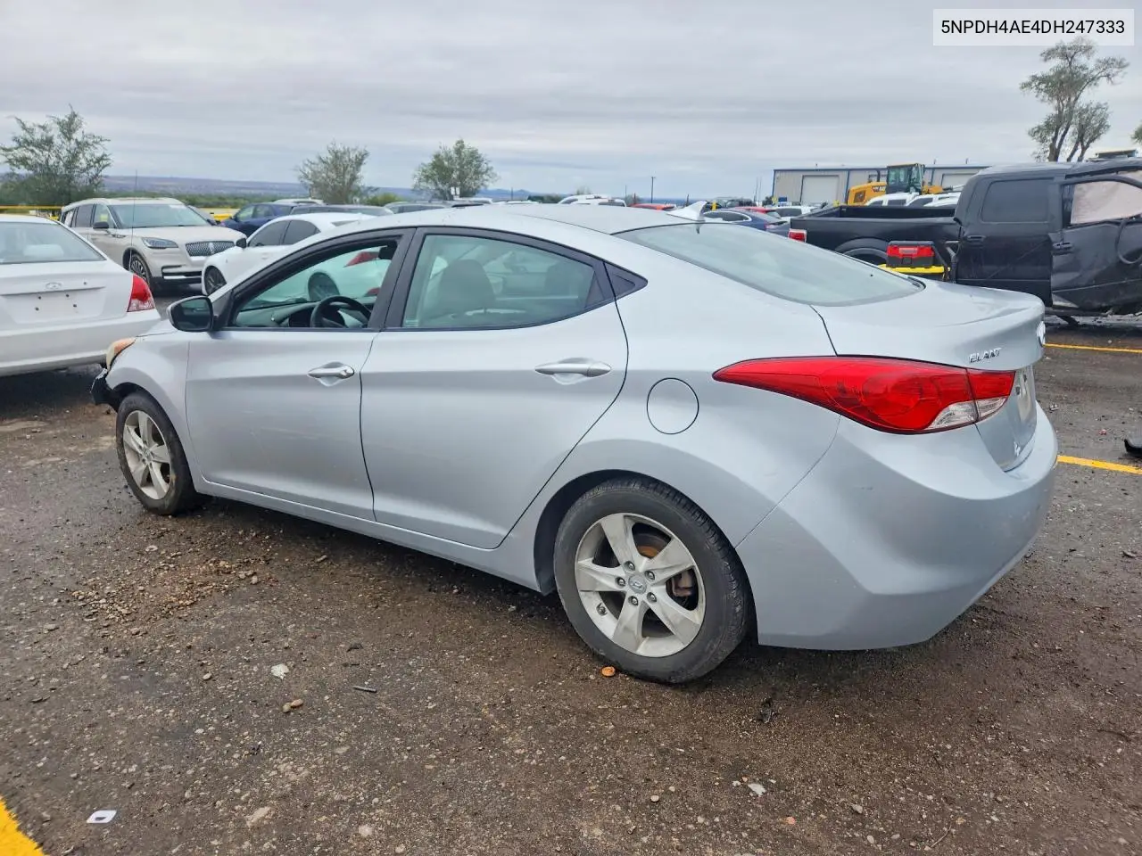 2013 HYUNDAI ELANTRA VIN 5NPDH4AE4DH247333 — фото 2